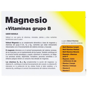 Vallesol Magnesio Y Vitaminas 24Comp Efervescentes