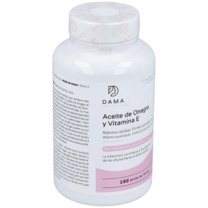 Dama Aceite De Onagra Y Vitamina E 180 Perlas