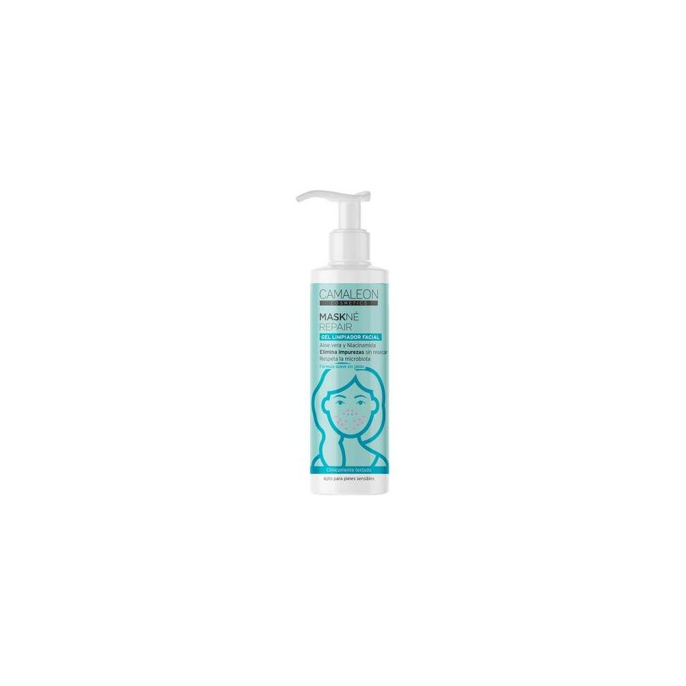 Maskne Repair Gel Limpiador Facial 150Ml.