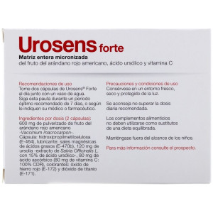 Urosens Pac 130 Mg. Forte 14 Capsulas