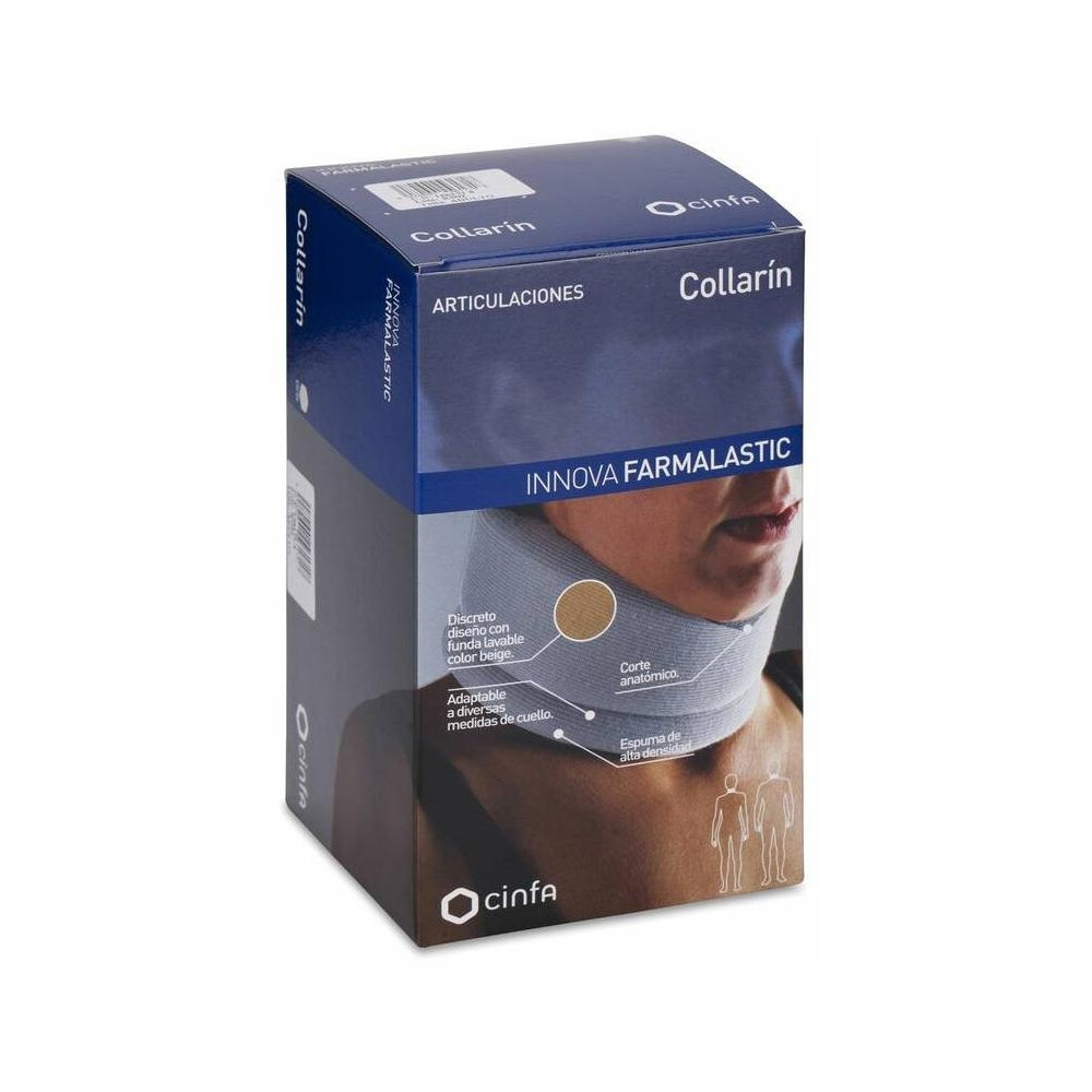 Farmalastic Innova Collarín Cervical Adultos Talla Única, 1 Ud