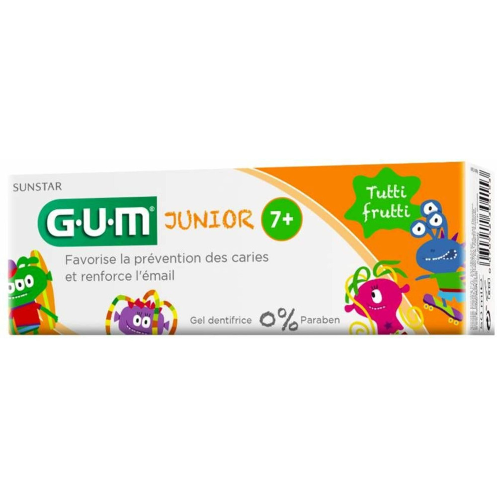 Sunstar Gum Junior +7 Pasta De Dientes Tutti-Frutti, 50 Ml
