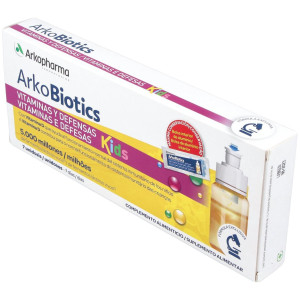 Arkopharma Arkobiotics Vitaminas Y Defensas Niños, 7 Ampollas