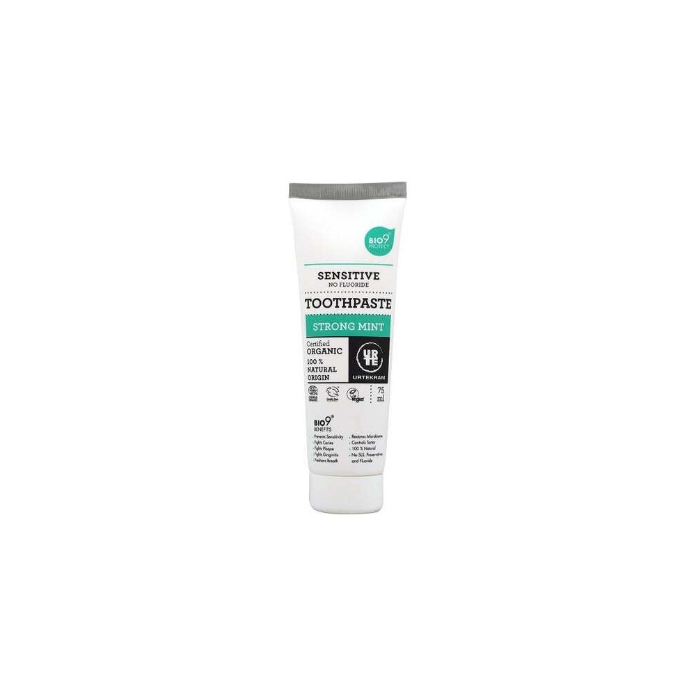 Urtekram Dentifrico Menta Fuerte Bio 75Ml