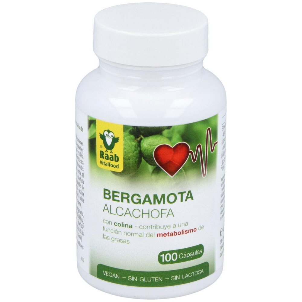 Raab Vitalfood Bergamota-Alcachofa 100Caps