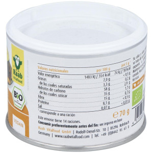 Raab Vitalfood Golden Latte Bebida De Curcuma En Polvo 70G