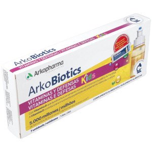 Arkopharma Arkobiotics Vitaminas Y Defensas Niños, 7 Ampollas