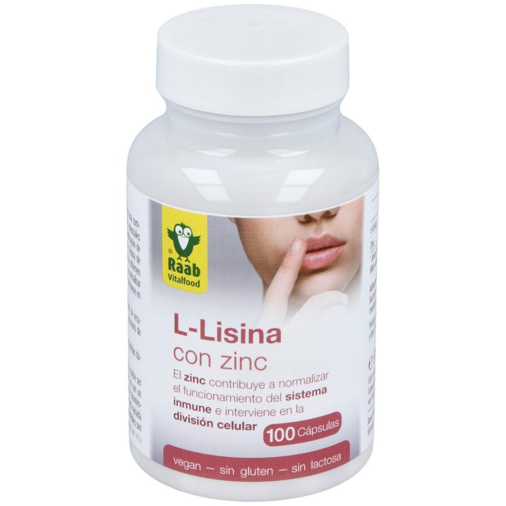 L-Lisina Con Zinc 100Cap.