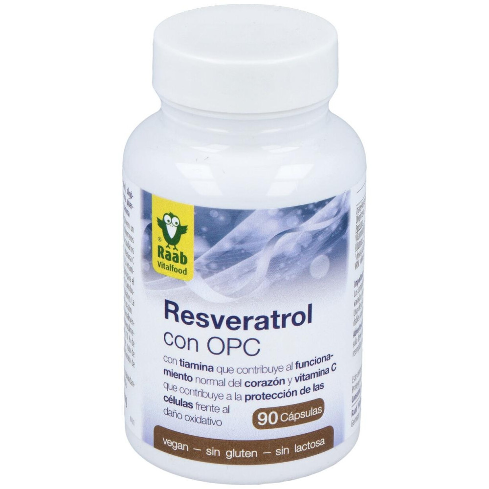 Raab Vitalfood Resveratrol Con Opc 90Caps