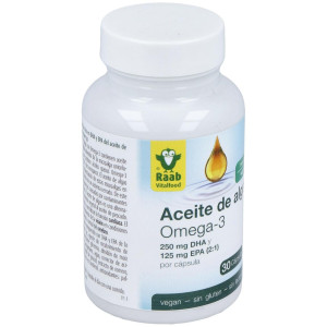 Raab Vitalfood Aceite De Alga Omega 3 1183Mg 30Caps