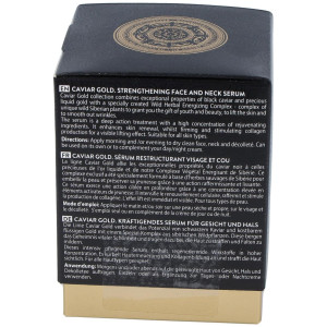 Natura Siberica Caviar Gold Serum Reafirmante Para Rostro Y Cuello 30 Ml