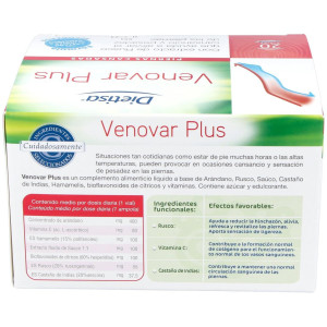 Dietisa Venovar Plus 15 Frascos X 15 Ml