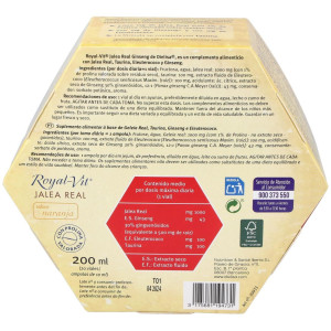 Jalea Real Royal Vit Ginseng 1000Mg Taurina 20Amp