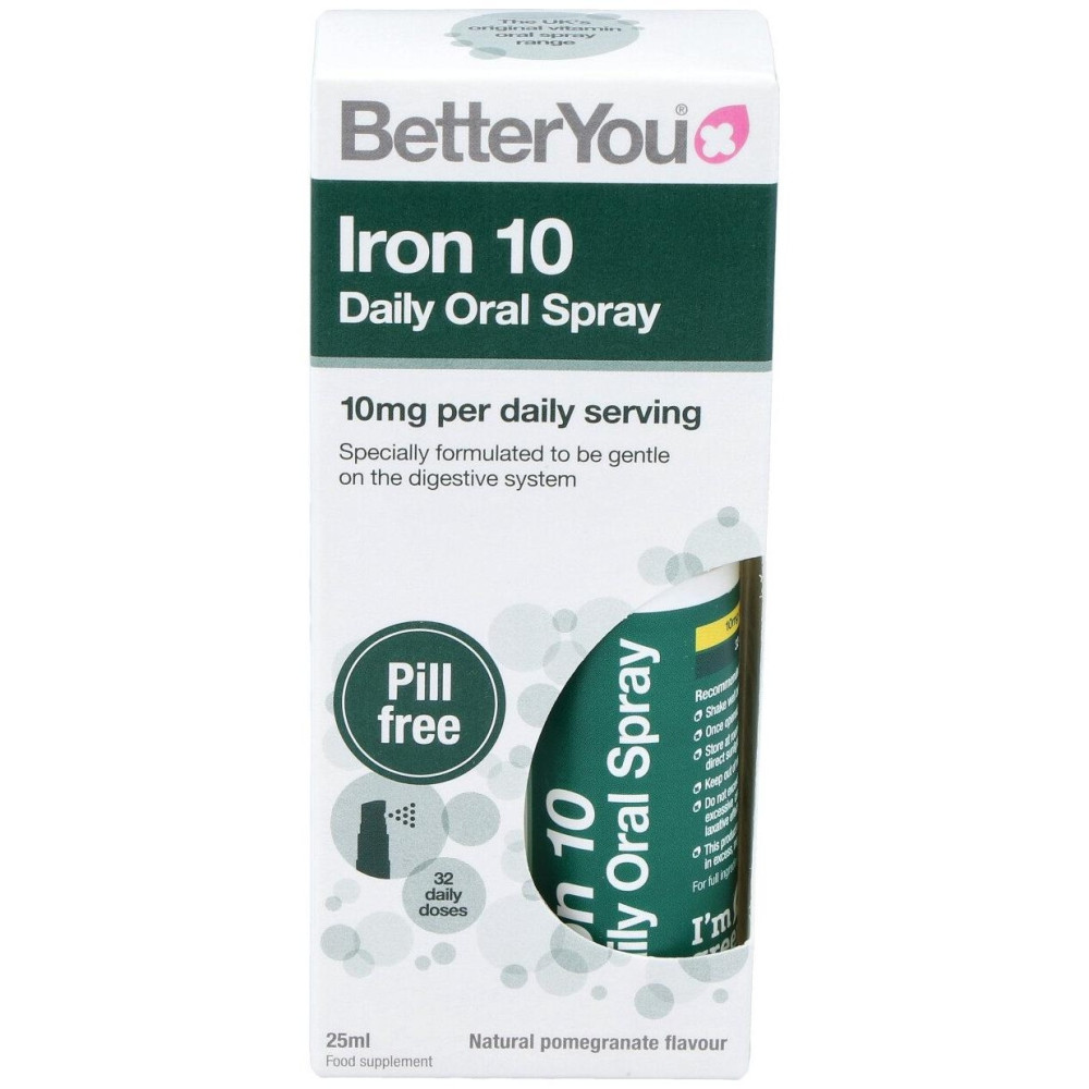 Iron 10 Hierro Spray Oral 25Ml.