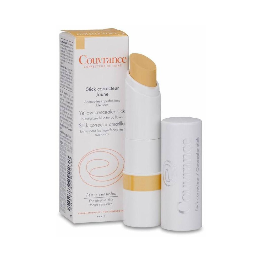 Couvrance Stick Corrector Amarillo Para Tonos Azules 3,5 Gr