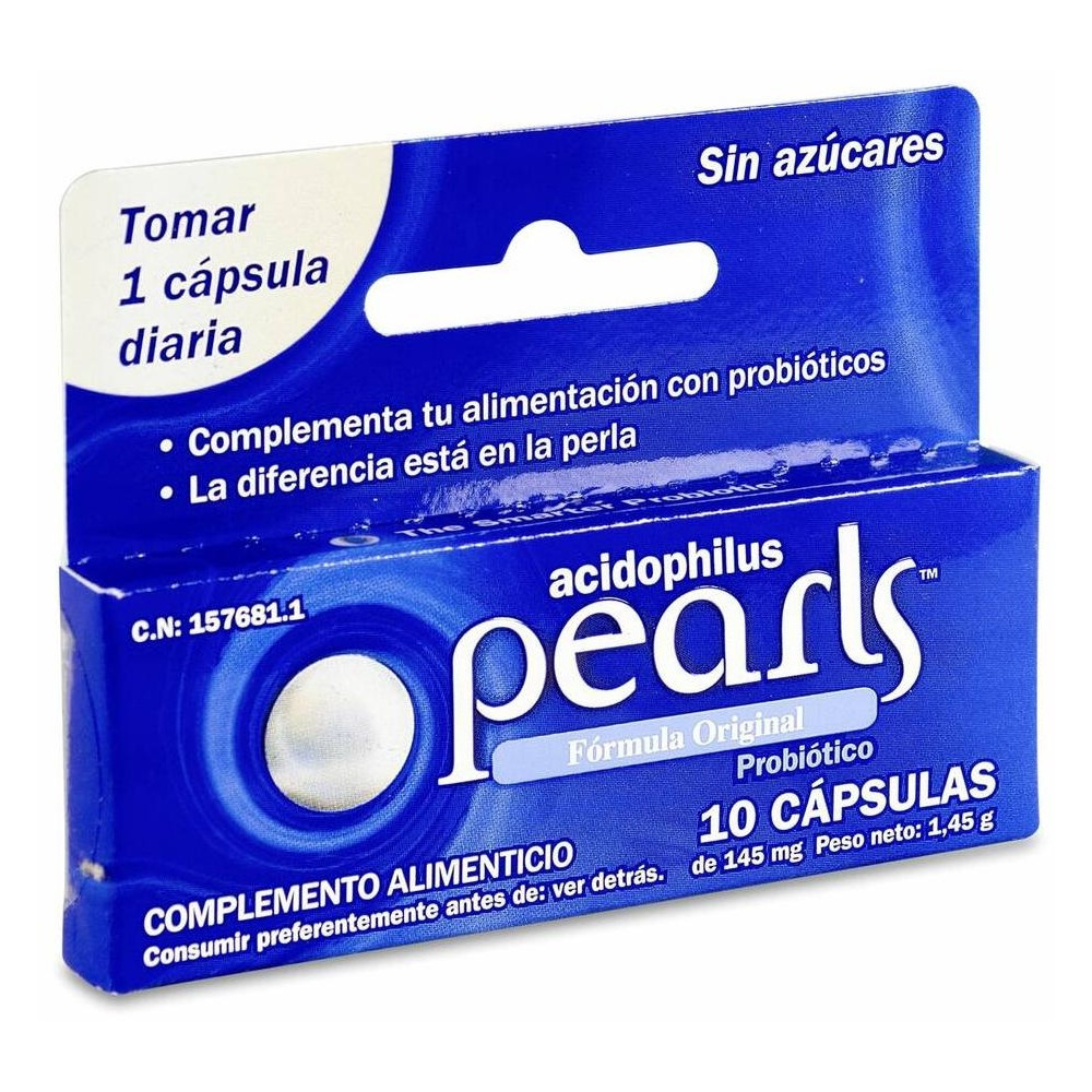 Pearls Acidophilus 10Caps Probiotico Dhu