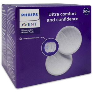Philips Avent Discos De Lactancia Ultra Confortable, 60 Unidades