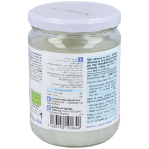 Aceite Virgen De Coco 1ª Presion Frio 400Gr. Bio