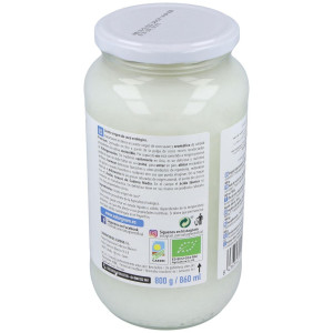Aceite Virgen De Coco 1ª Presion Frio 800Gr. Bio