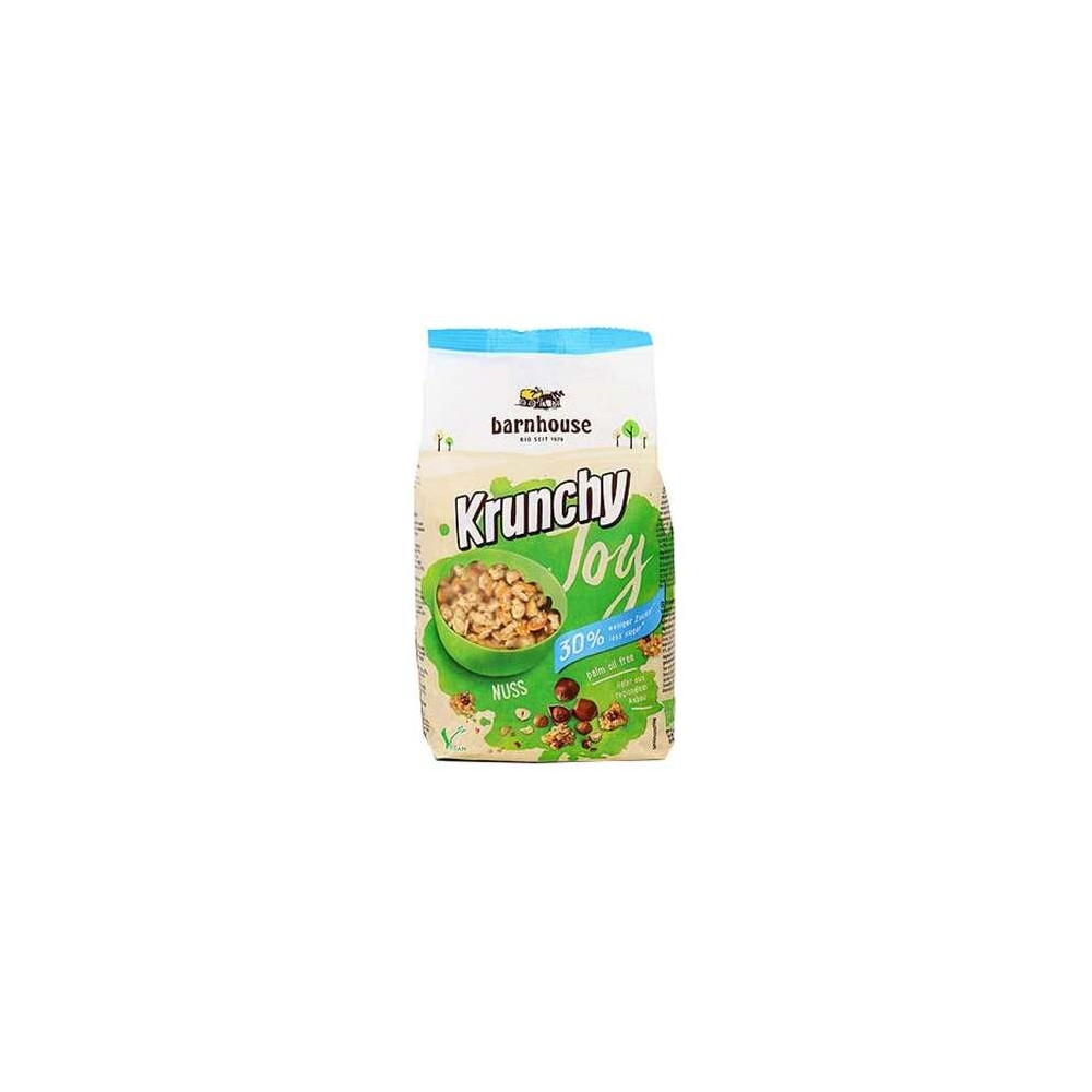 Barnhouse Muesli Krunchy Joy Avellanas Vegan 375G