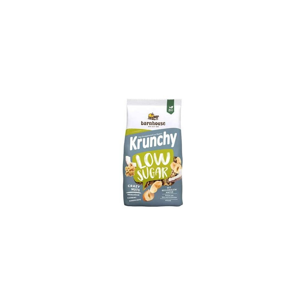 Muesli Krunchy Low Sugar Frutos Secos 375Gr. Bio