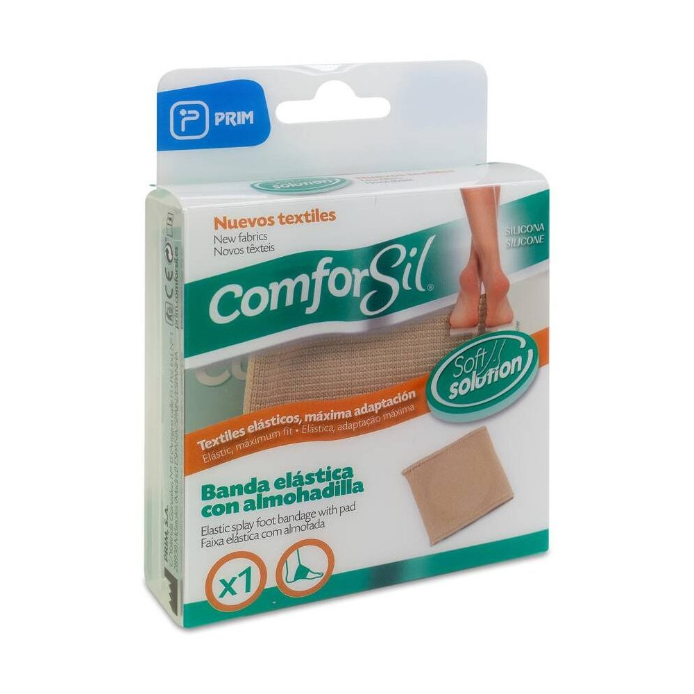 Comforsil Banda Elástica Almohadilla De Silicona T-S 1Ud