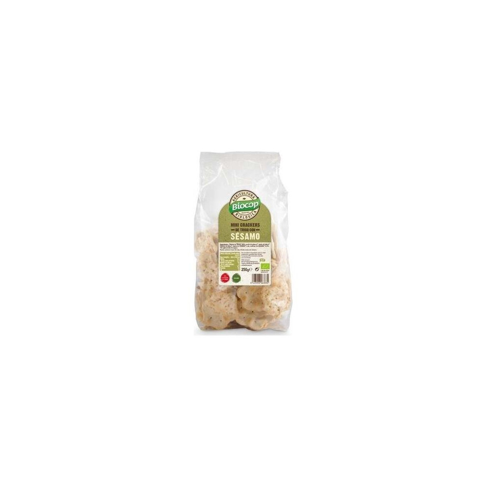 Mini Crackers De Trigo Sesamo 250Gr. Bio Vegan