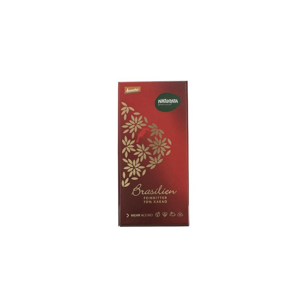 Chocolate Amargo Brasil 70% 80Gr. Demeter