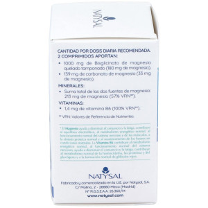 Natysal Magnesio + Vitamina B6 700Mg 60Caps
