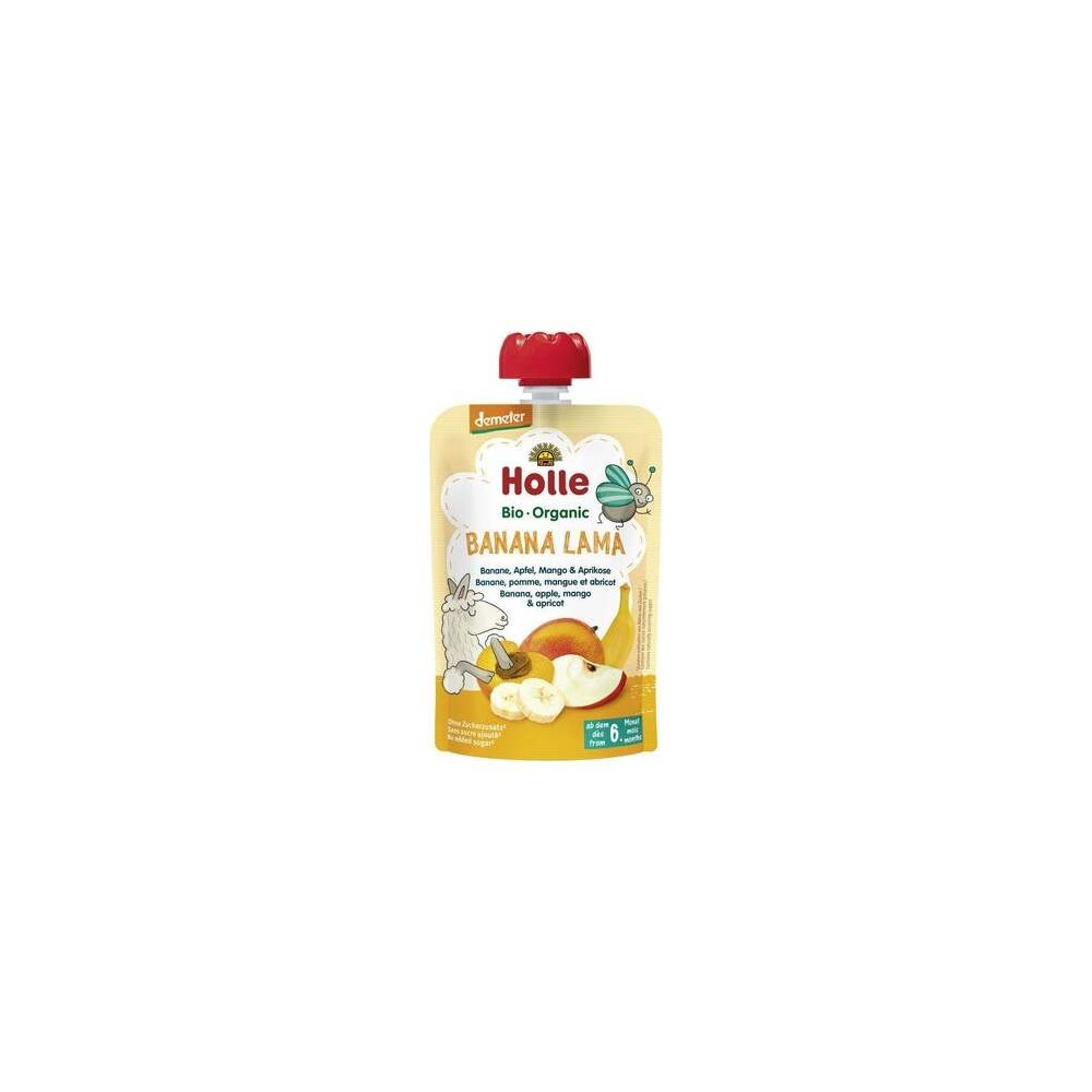 Holle Smoothie Platano_ Manzana_ Mango Albaricoque +6M 100Ml