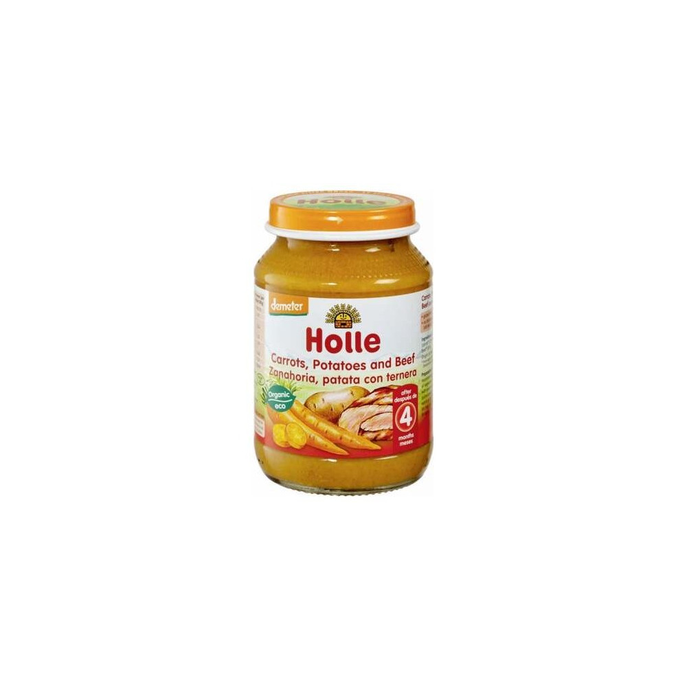 Holle Potito Zanahoria Patata Con Ternera +4M 190G