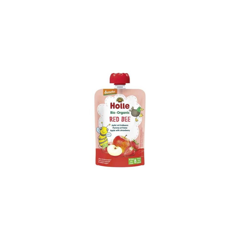 Smoothie Red Bee Manzana-Fresa 8Meses 100G Demeter