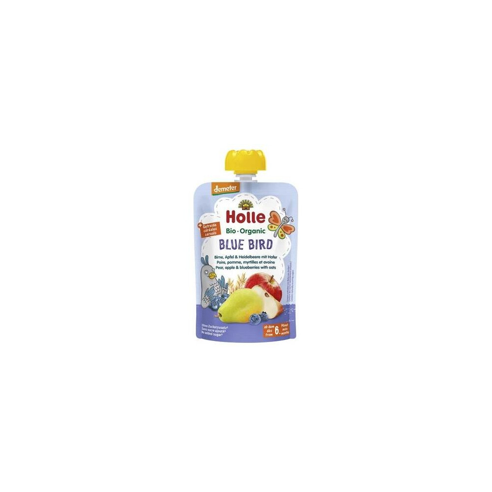 Holle Smoothie Pera, Manzana, Arándano Con Avena +6M 100Ml