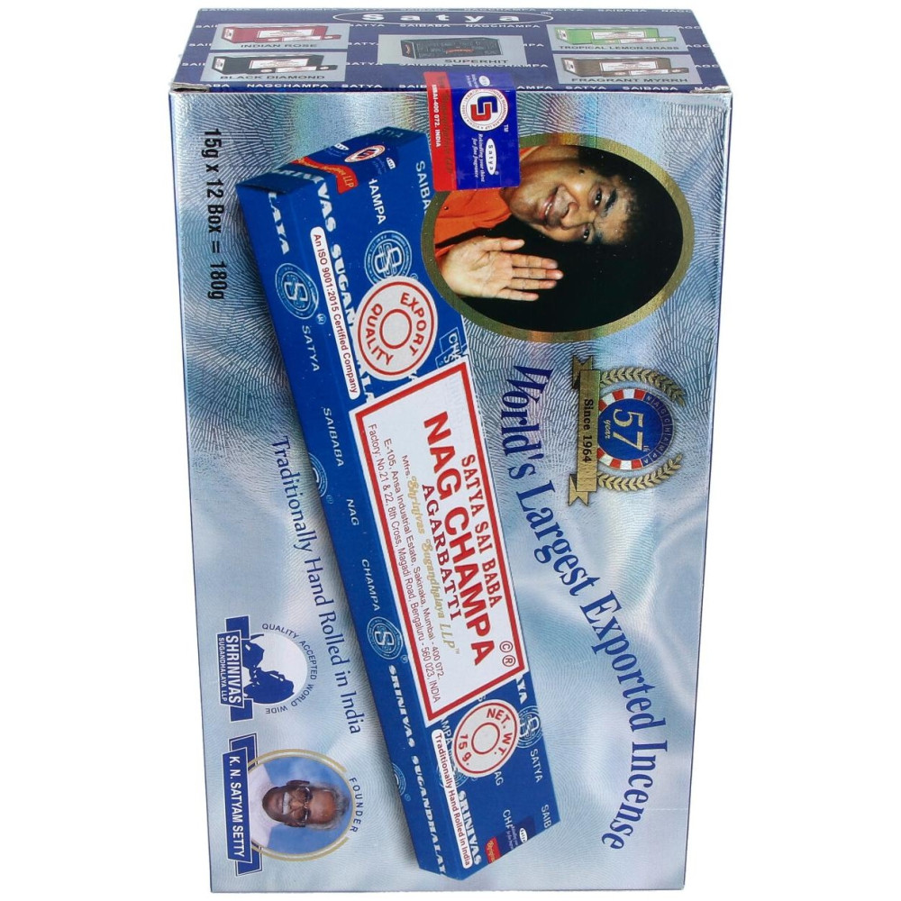 Incienso Stick Satya Sai Baba 12Paquetes