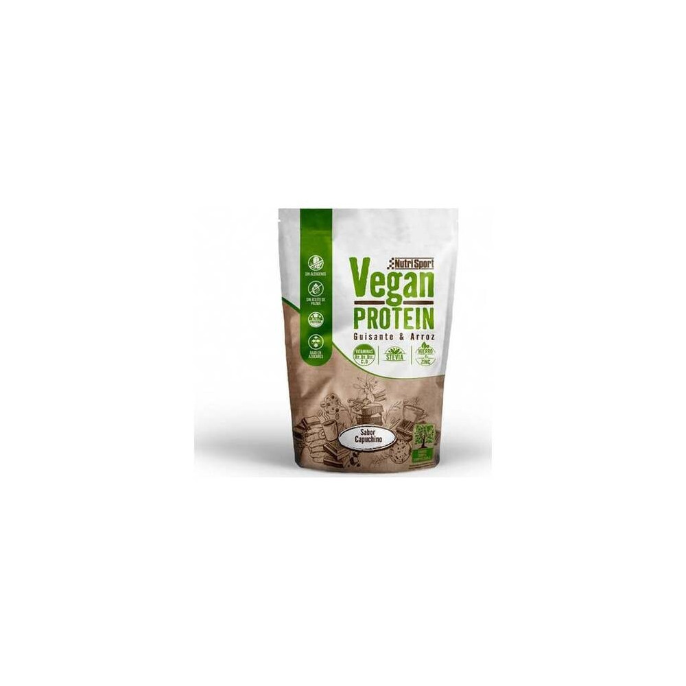 Nutrisport Vegan Protein Vainilla Y Cookies 468G