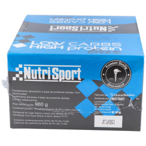 Nutrisport Barritas Low Carbs Cookies Y Cream 16 Uds