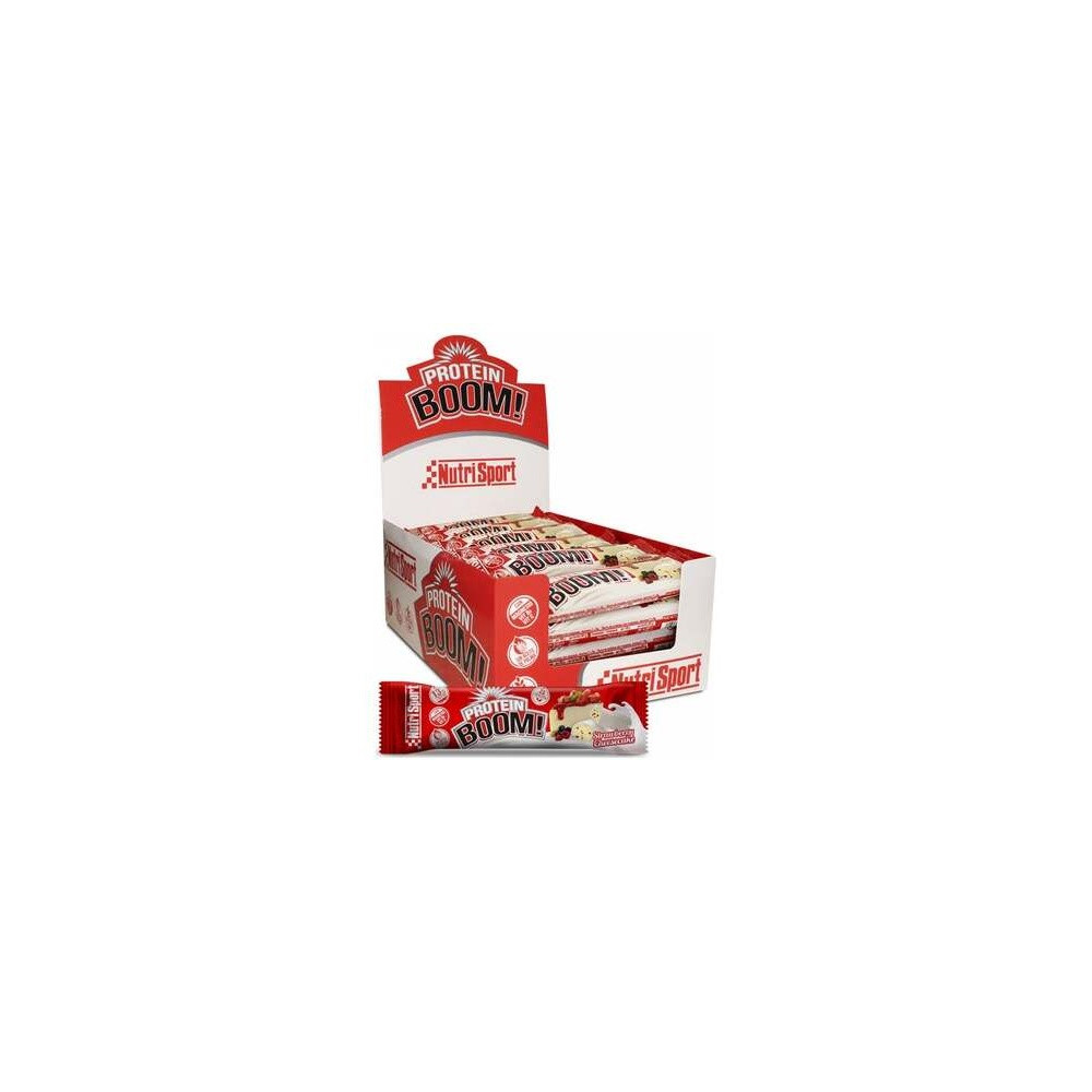 Nutrisport Protein Boom Barritas Fresa-Cheescake 24Uds