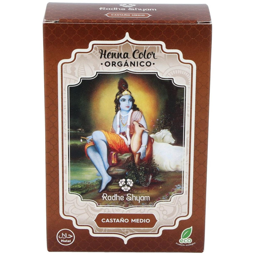 Henna Polvo Castaño Medio 100Gr. Eco