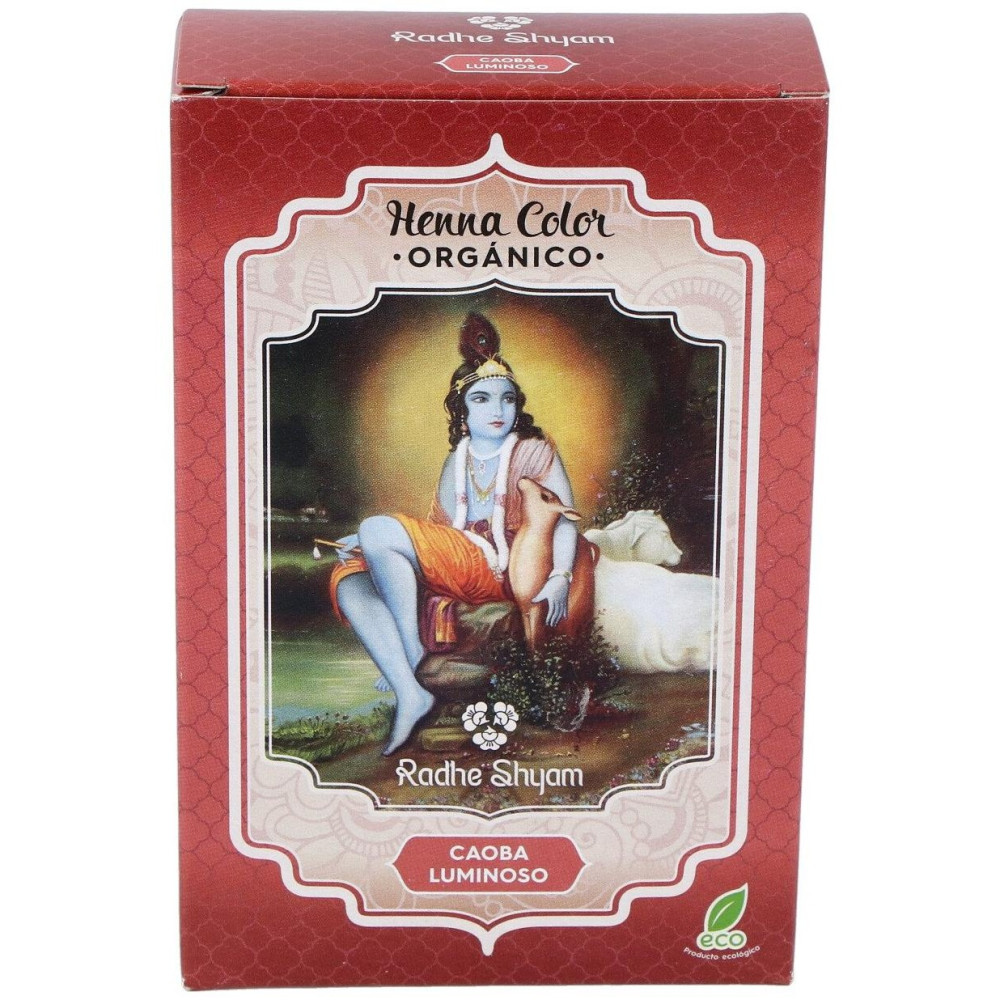 Radhe Shyam Henna Caoba Luminoso Polvo 100G