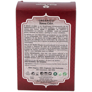 Radhe Shyam Henna Castaño Caoba Polvo