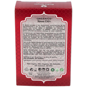 Radhe Shyam Henna Tinte Nat Caoba Osc Polvo 100Gr