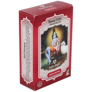 Radhe Shyam Henna Tinte Nat Caoba Osc Polvo 100Gr