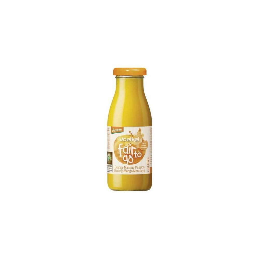 Voelkel Fair To Go Zumo Naranja Mango Fruta La Pasion Bio 250Ml