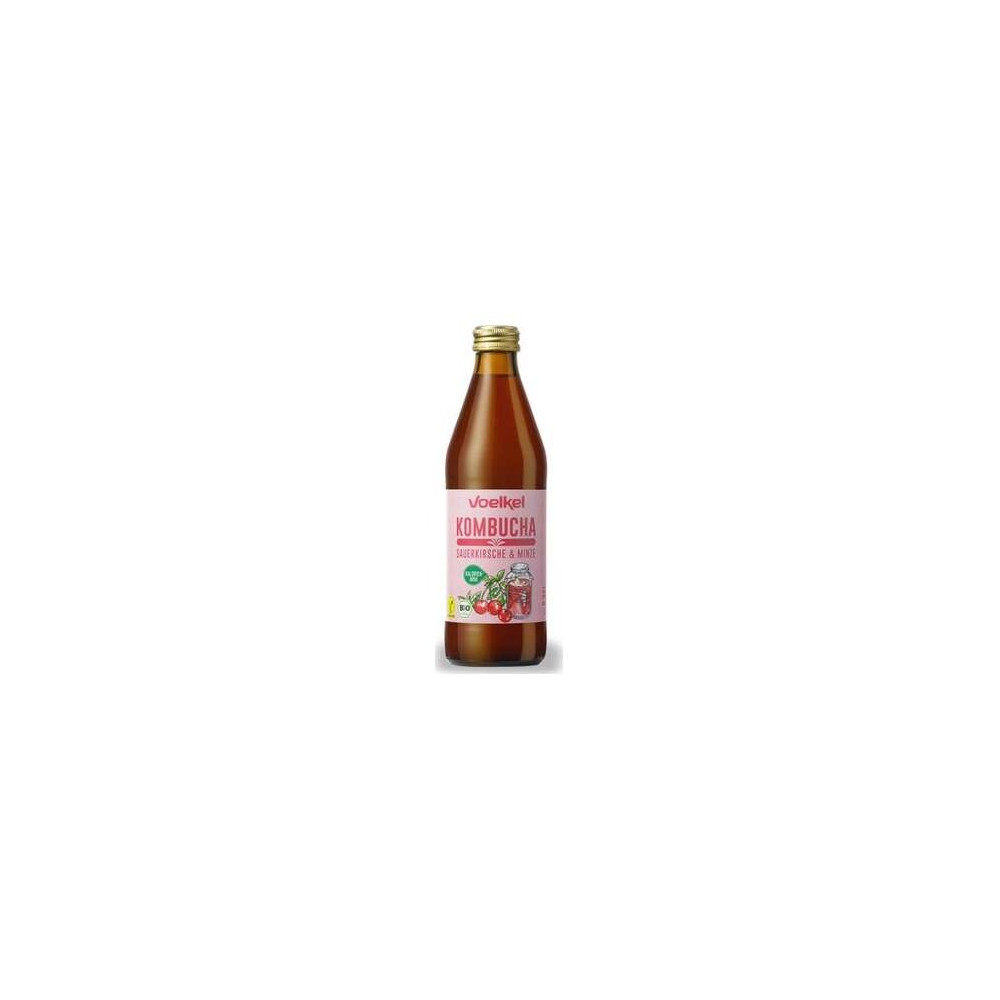 Voelkel Kombucha Cereza Y Menta Bio 330Ml