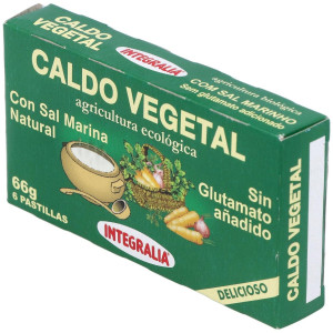Caldo Vegetal Eco Con Sal Marina Natural 6Pastilla