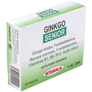 Integralia Ginkgo Senior Complemento Alimenticio 30 Comp