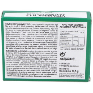 Vitamina B12 Integralia 30 Capsulas