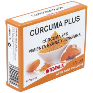 Integralia Curcuma Plus Con Pimienta Negra Y Jengibre 30Caps
