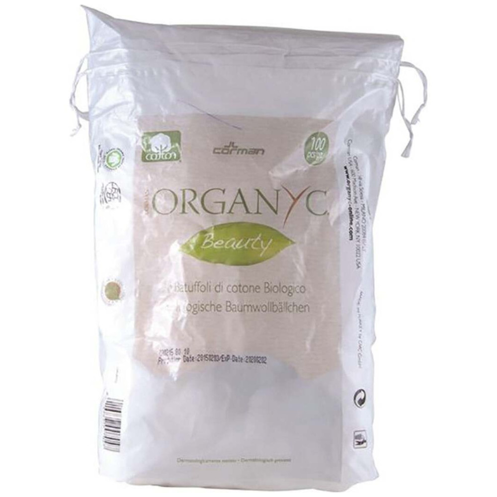 Organyc Bolas Algodon 100Uds