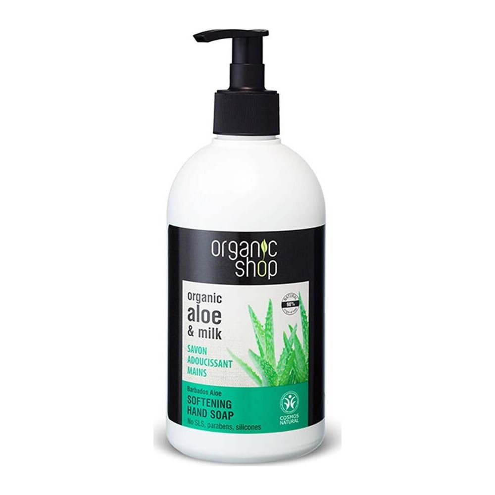 Organic Shop Jabón De Manos Suavizante Aloe De Barbados 500Ml
